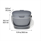 Easy-Clean Compost Bin - 1.75 Gal G4