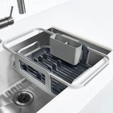 Over-the-sink Aluminum Dish Rack W3