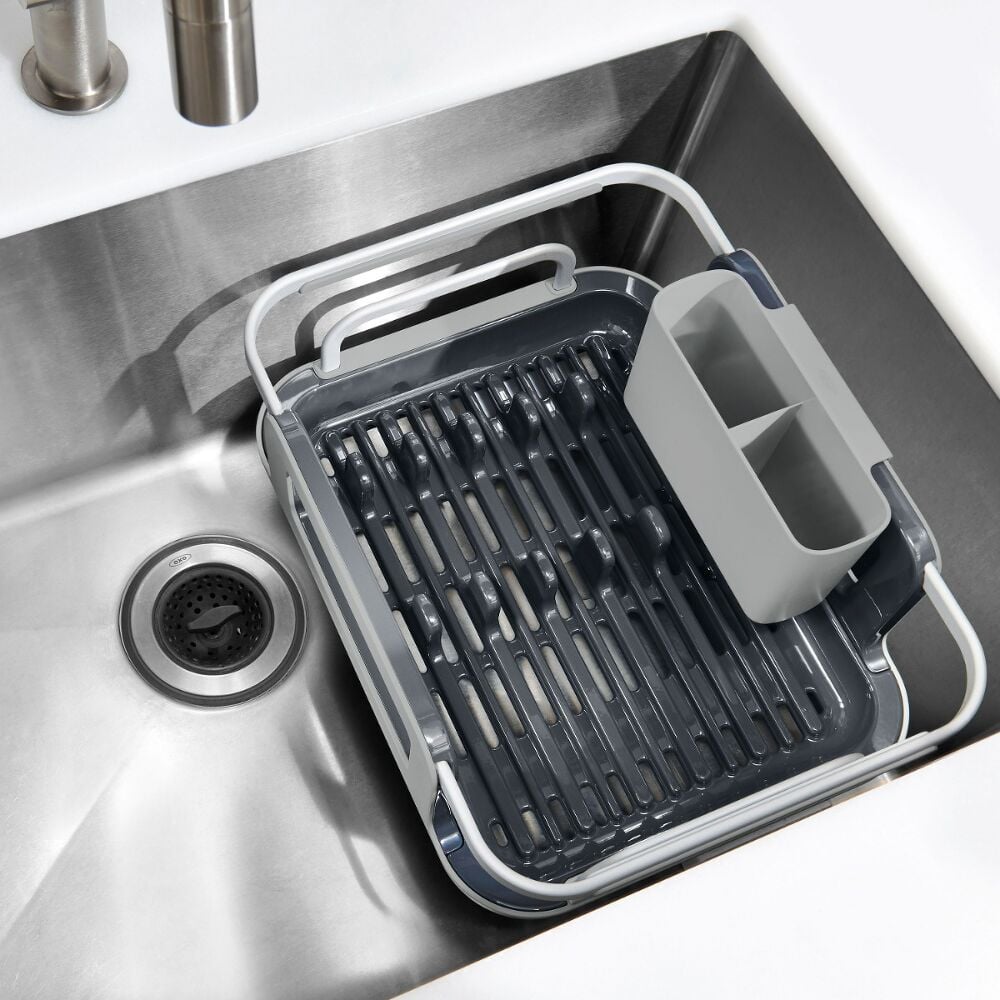 Over-the-sink Aluminum Dish Rack W3