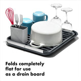 OXO Good Grips Aluminum Fold Flat Dish Rack I6