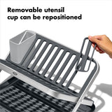 OXO Good Grips Aluminum Fold Flat Dish Rack I6