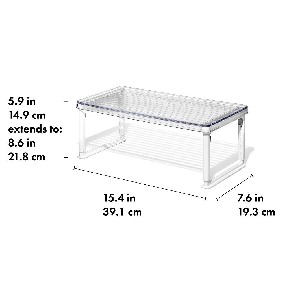 Adjustable Refrigerator Shelf Riser J2