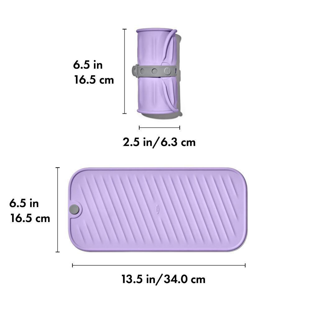 Hot Styling Tool Mat - Lavender D5