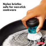 Soap Dispensing Palm Brush B6