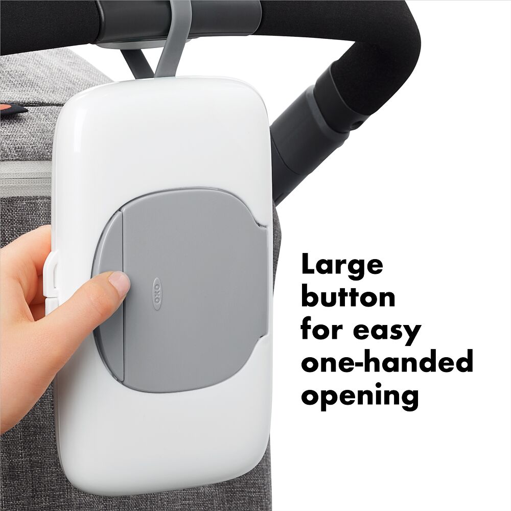 OXO TOT 2-Pack On-the-Go Wipes Dispenser, Gray U8