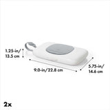 OXO TOT 2-Pack On-the-Go Wipes Dispenser, Gray U8