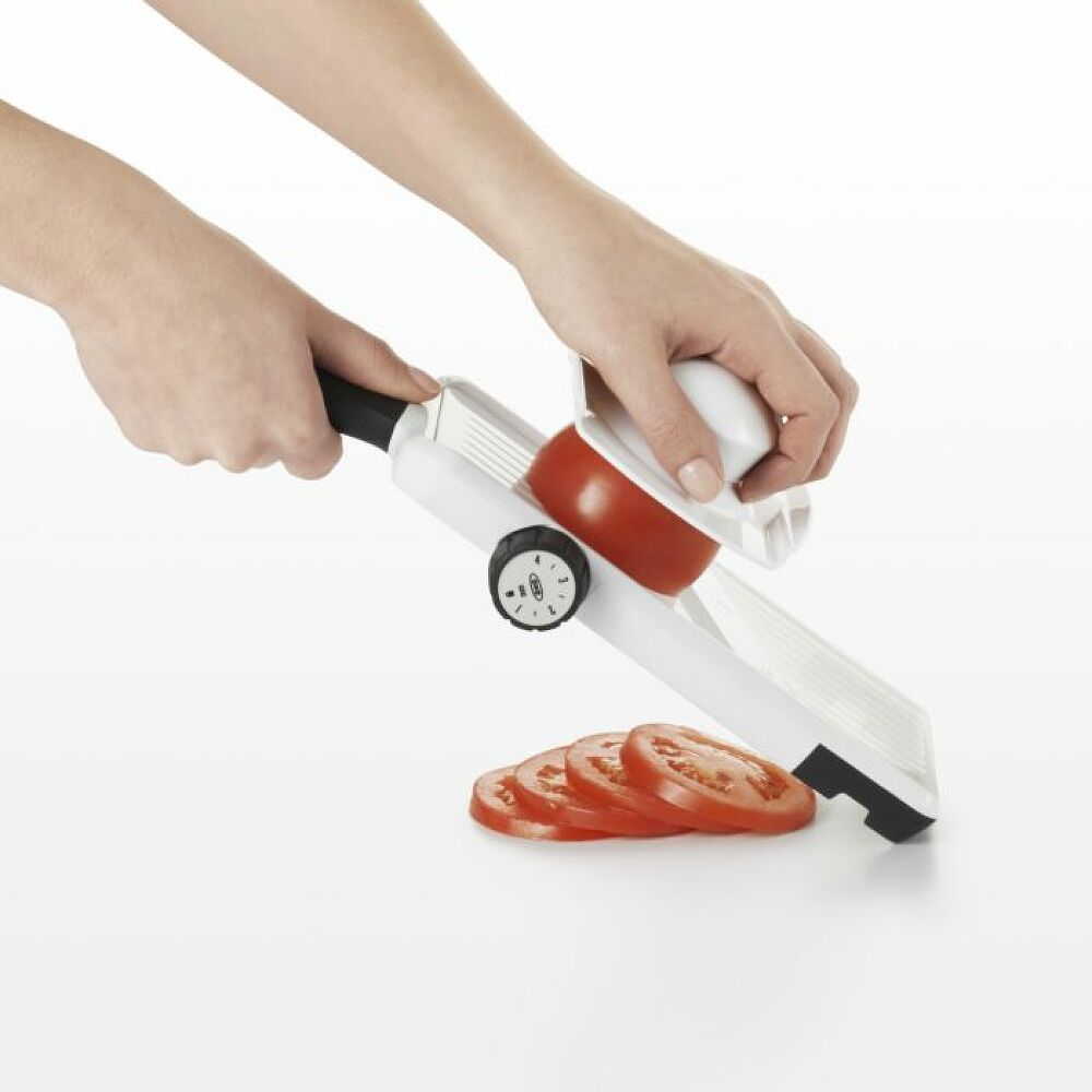 Large Adjustable Hand-Held Mandoline Slicer V8