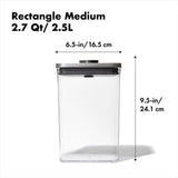 POP Container - Rectangle Medium (2.7 Qt/2.6 L) N0