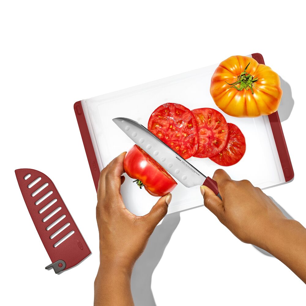 OXO Outdoor 5.5in Santoku Knife with Locking Sheath Q6