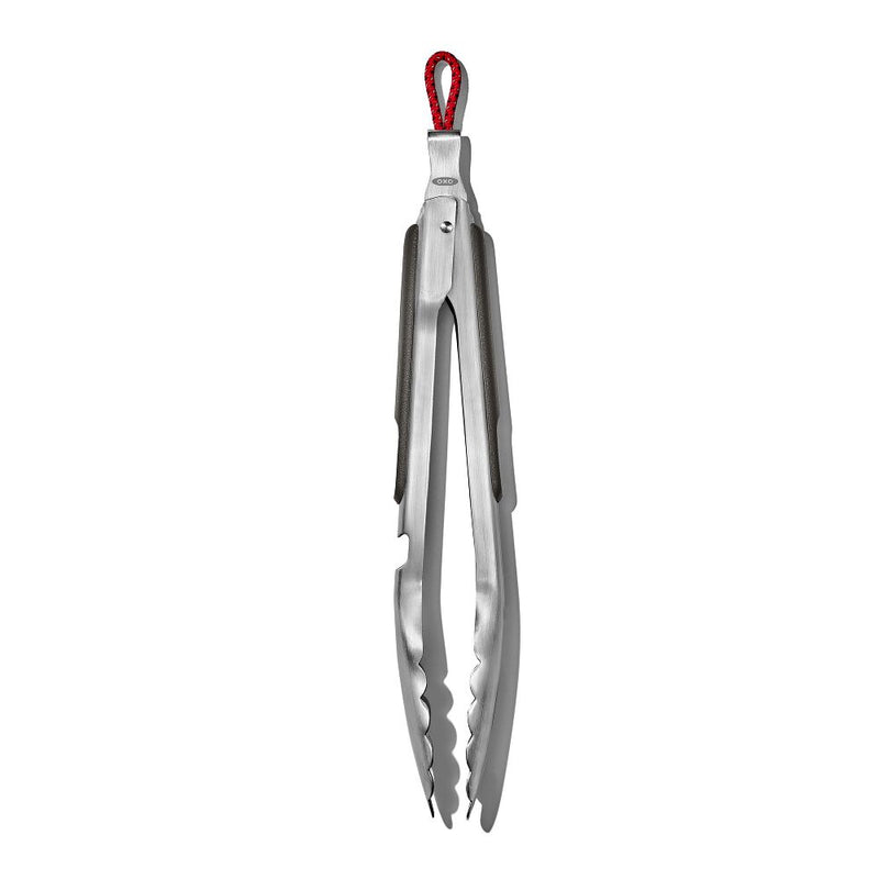 OXO Outdoor 10.5in Camp Stove Tongs with Bottle Opener G7