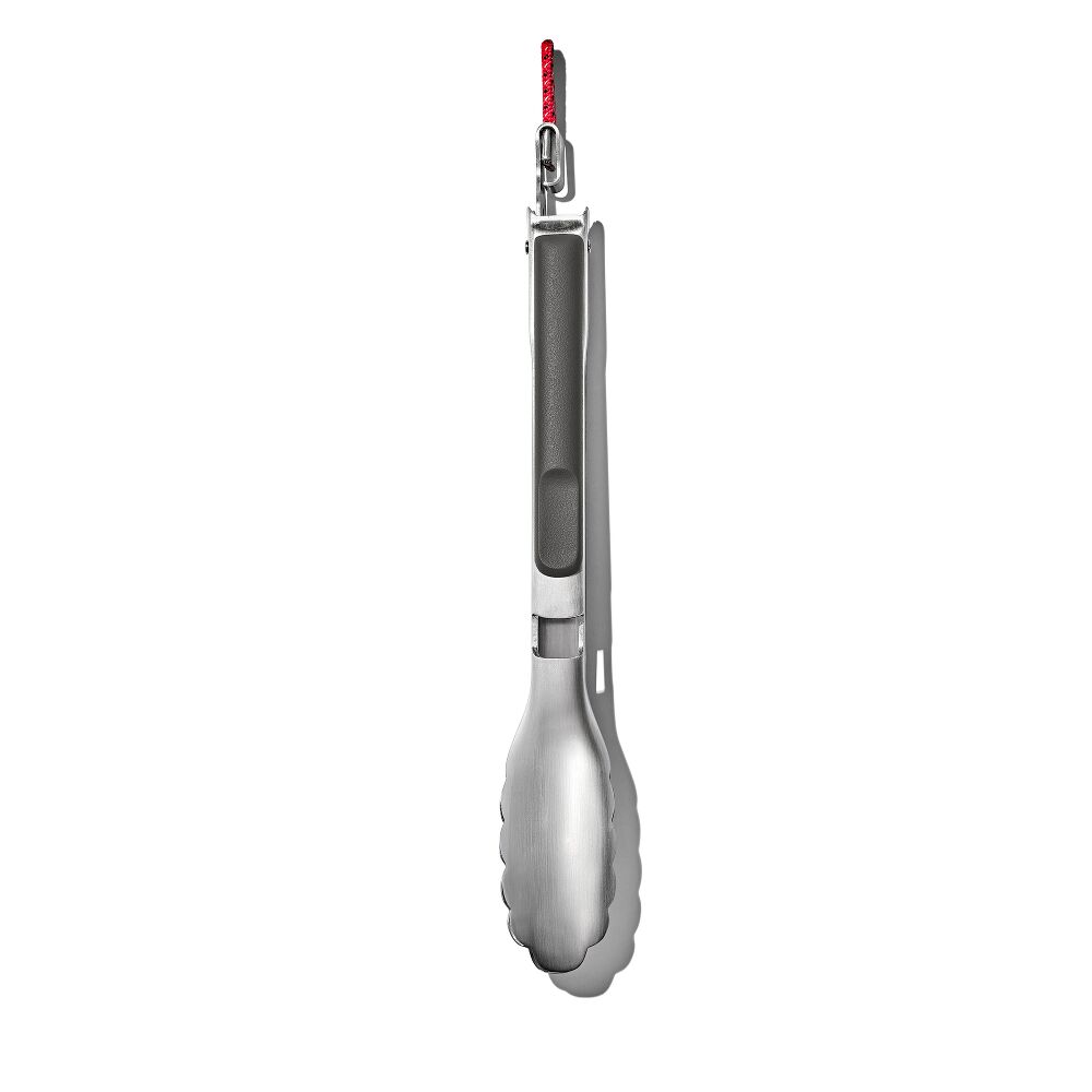 OXO Outdoor 10.5in Camp Stove Tongs with Bottle Opener G7