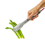 OXO Outdoor 10.5in Camp Stove Tongs with Bottle Opener G7