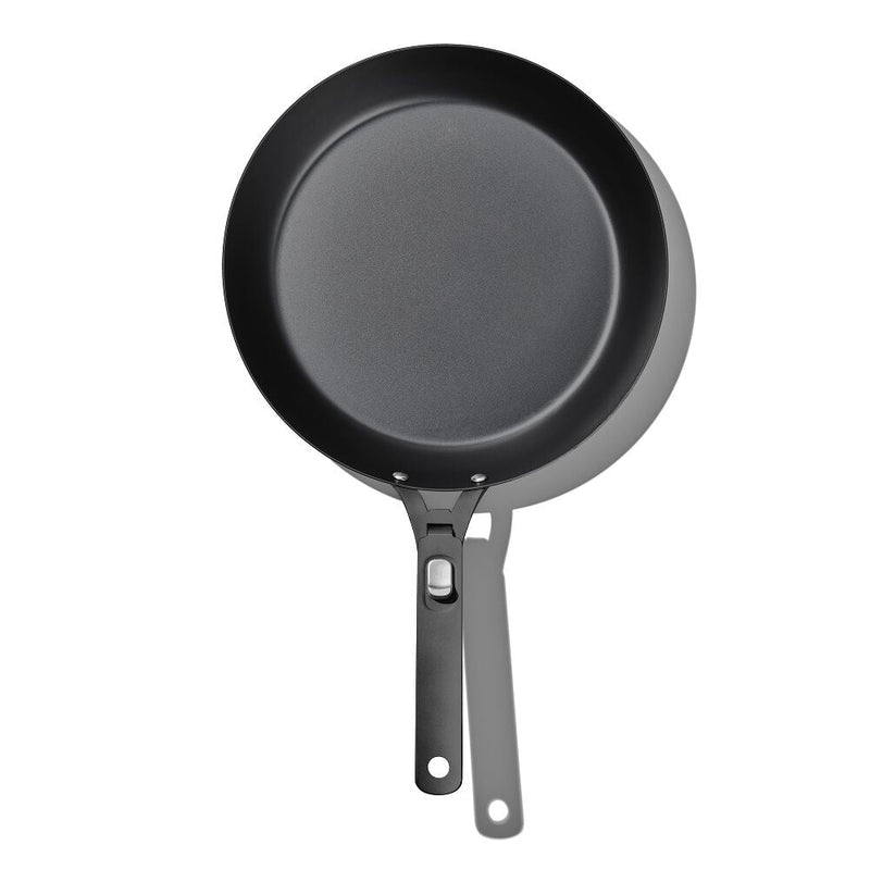 Outdoor 12-inch Carbon Steel Pan with Removable Handle V3