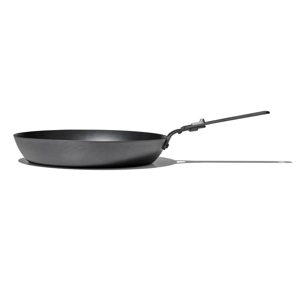 Outdoor 12-inch Carbon Steel Pan with Removable Handle V3