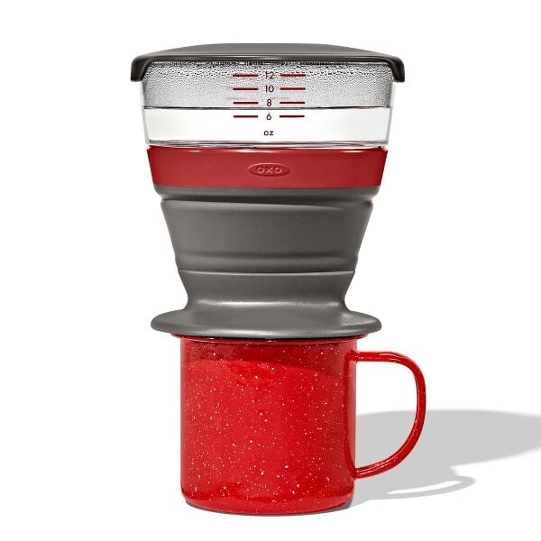 Outdoor Collapsible Pour-Over With Storage Case X0