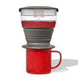 Outdoor Collapsible Pour-Over With Storage Case X0