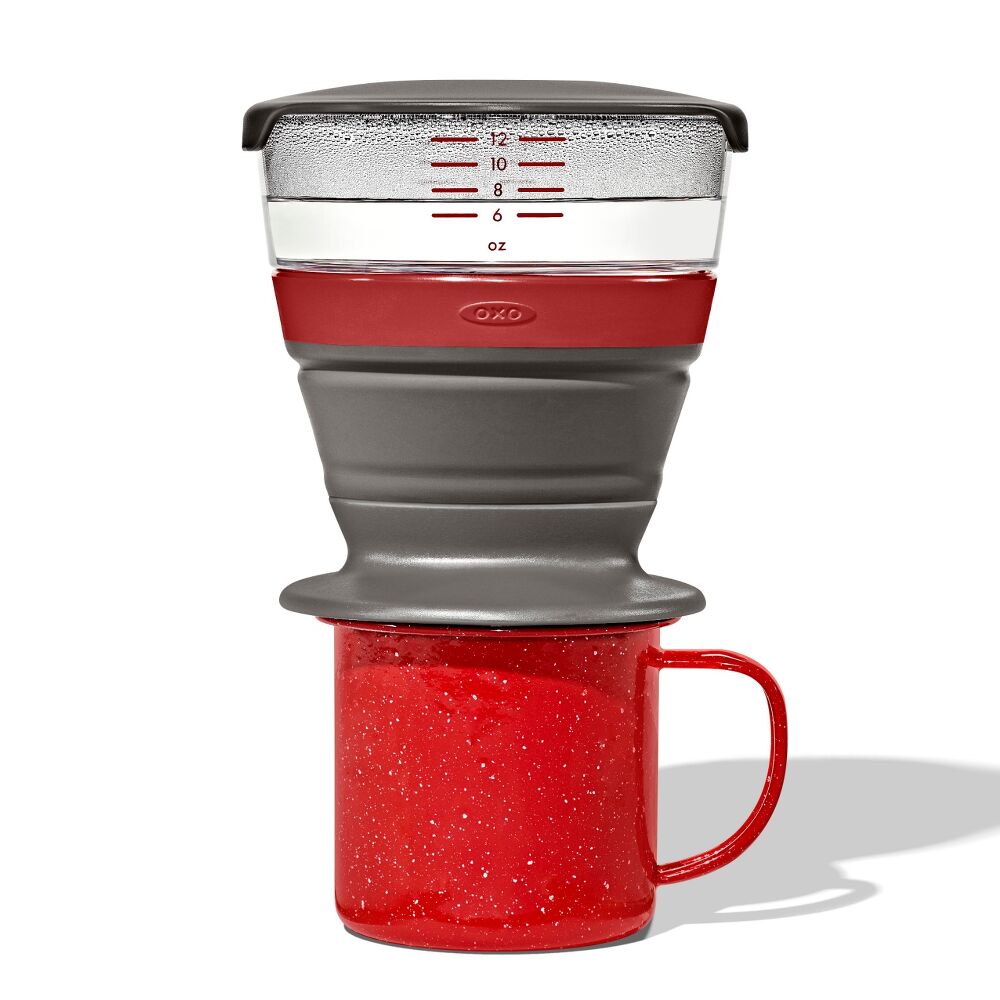 Outdoor Collapsible Pour-Over With Storage Case X0
