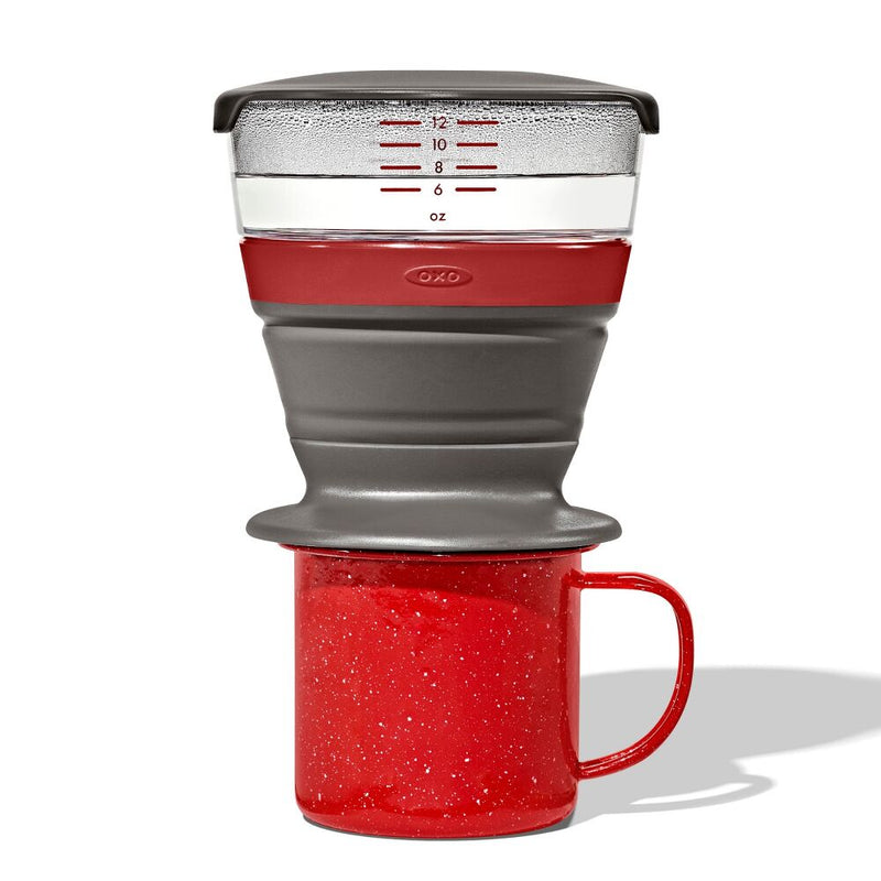 Outdoor Collapsible Pour-Over With Storage Case X0