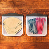 Outdoor Silicone Reusable Sandwich Bag (28 oz) L5