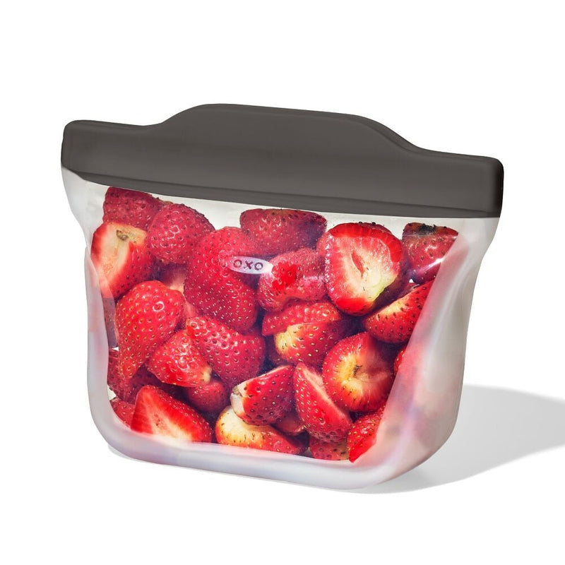 Outdoor Silicone Reusable Stand Up Snack Bag (12 oz) A9