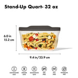 Outdoor Silicone Reusable Stand Up Bag Quart (32 oz) X0