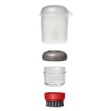 Outdoor Soap Dispensing Dish Brush with Storage Case N1