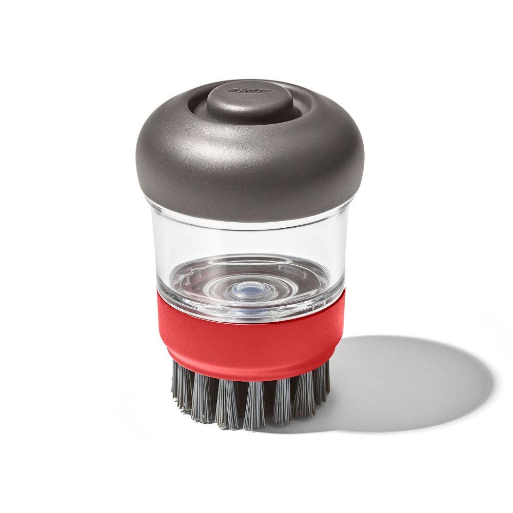 Outdoor Soap Dispensing Dish Brush with Storage Case N1