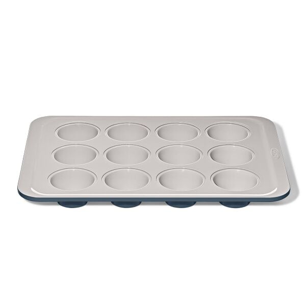 Non-Stick Pro Ceramic Coated Metal Bakeware 12 Cup Muffin Pan O5
