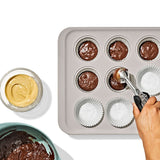 Non-Stick Pro Ceramic Coated Metal Bakeware 12 Cup Muffin Pan O5