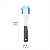 Nylon Bristle Dish Brush with Refills E1