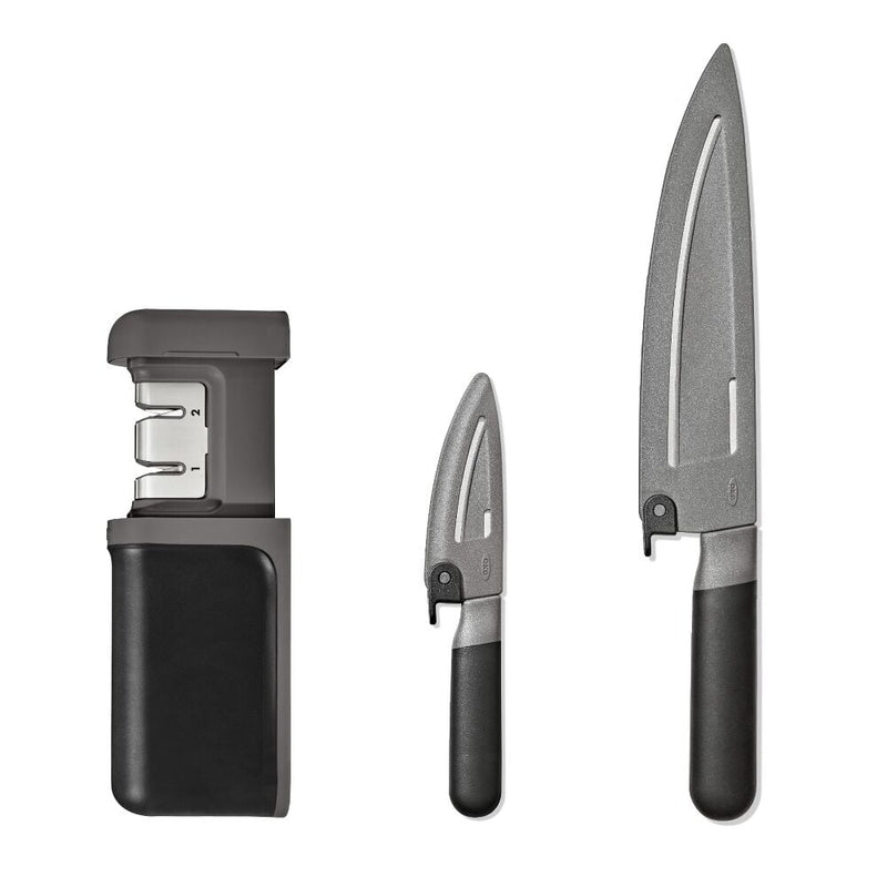 3-Piece Knife & Sharpener Set S9