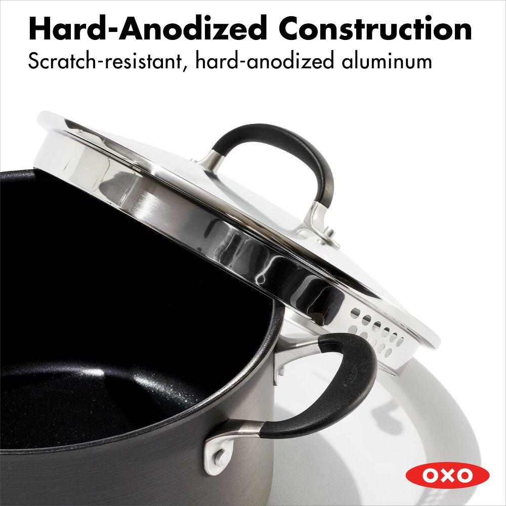 Non-Stick 6-Quart Stock Pot with Lid E3