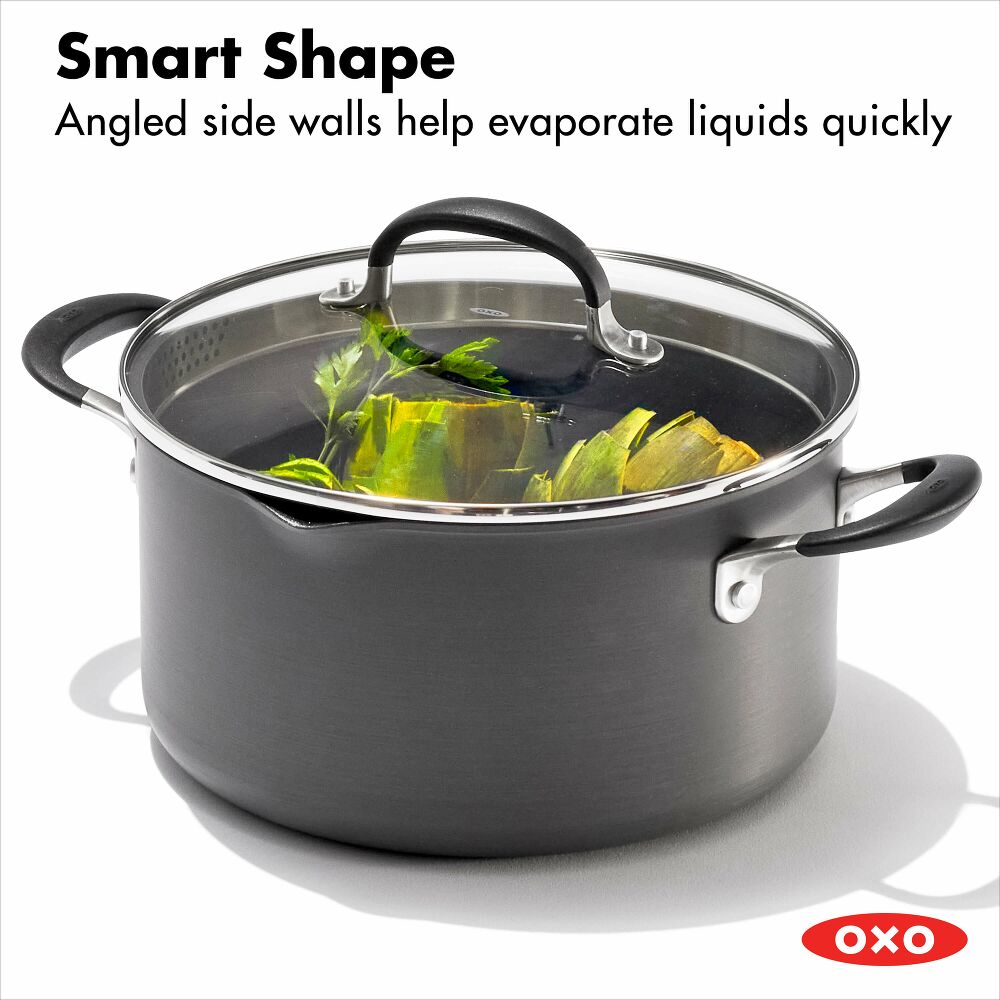Non-Stick 6-Quart Stock Pot with Lid E3