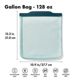 Silicone Reusable Bag - Gallon Bag (128 oz) - Lagoon Q0