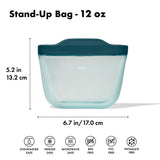 Silicone Reusable Bag - Stand-Up Snack (12 oz) – Lagoon B5