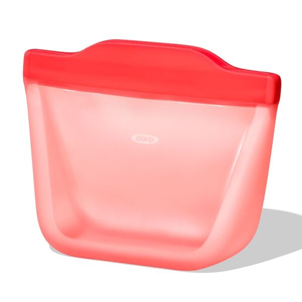 Silicone Reusable Bag - Stand-Up Snack (12 oz) – Watermelon G1
