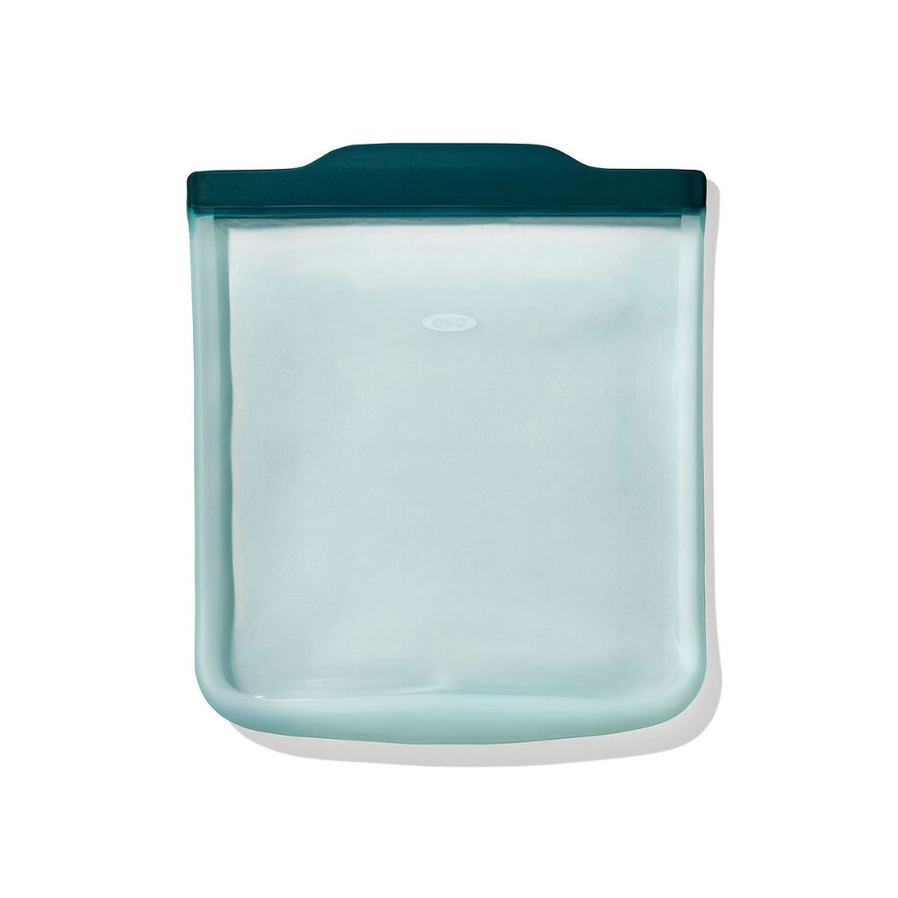 Silicone Reusable Bag - 4 Piece Starter Set - Oat/Lagoon D0