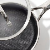 Trident Hybrid Non-Stick Stainless Steel 2.5 Qt Saucepan with Lid X8