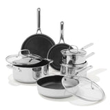 Trident Hybrid Non-Stick Stainless Steel 10-Piece Set Q8
