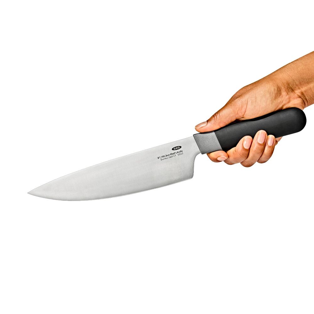 8 in Chefs Knife with Locking Sheath J6