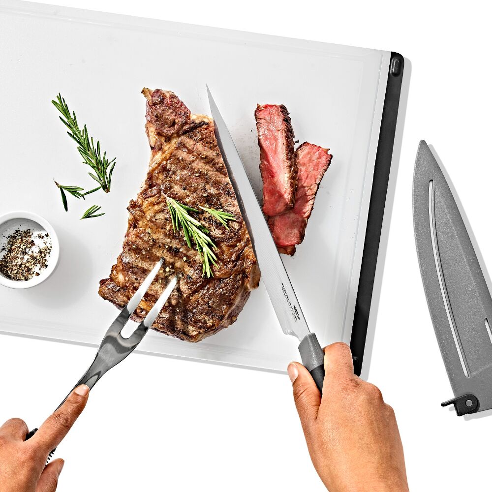 8 in Chefs Knife with Locking Sheath J6