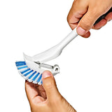 Nylon Bristle Dish Brush with Refills E1
