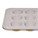 Non-Stick Pro Ceramic Coated Metal Bakeware 12 Cup Muffin Pan O5