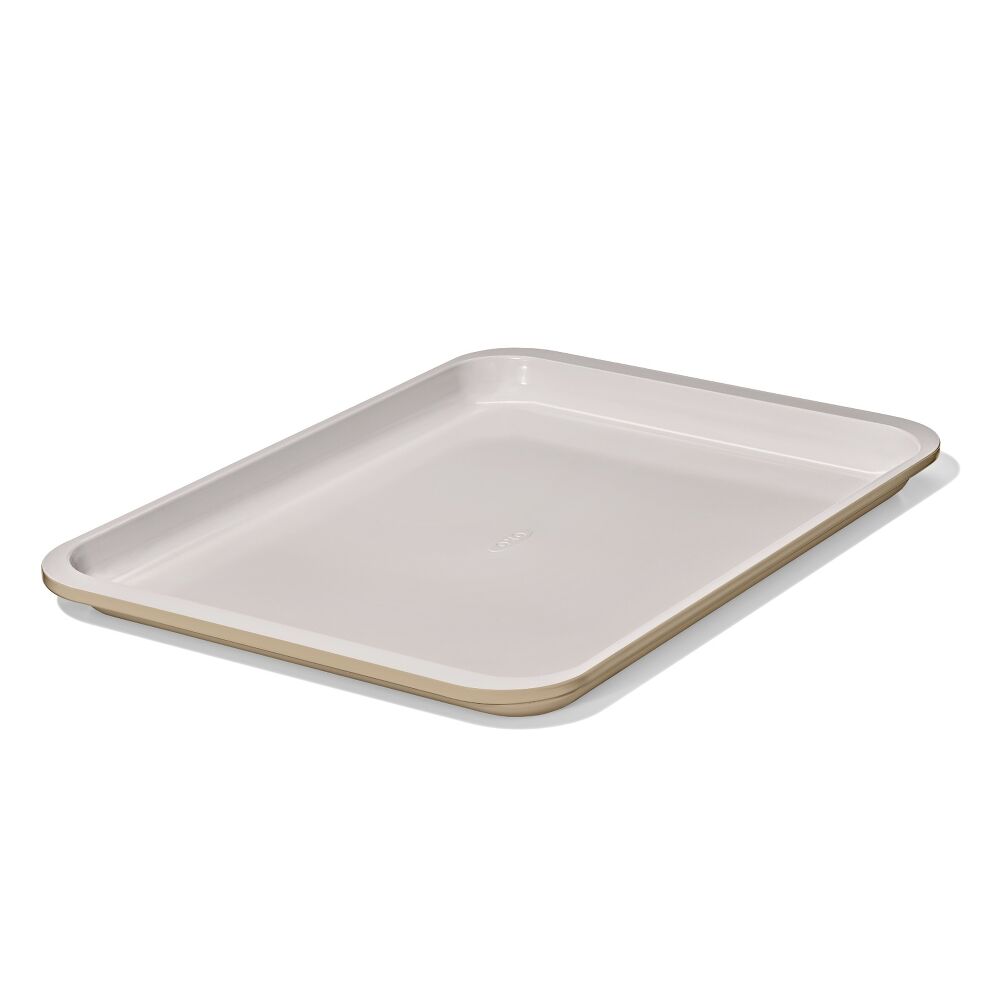 Non-Stick Pro Ceramic Coated Metal Bakeware Half Sheet Pan P0