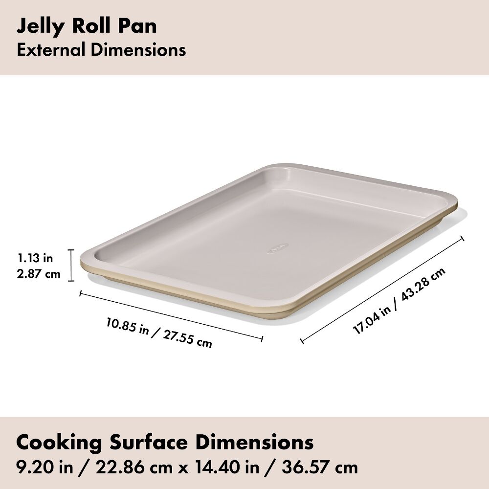 Non-Stick Pro Ceramic Coated Metal Bakeware Jelly Roll Pan V4