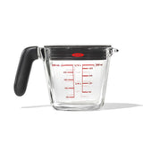 2 Cup Glass Measuring Cup with Lid Y7