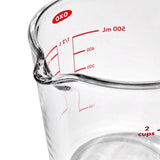 2 Cup Glass Measuring Cup with Lid I5