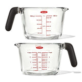 2-Cup and 4-Cup Glass Measuring Cup Set R0