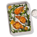 Non-Stick Pro Ceramic Coated Metal Bakeware Half Sheet Pan P0