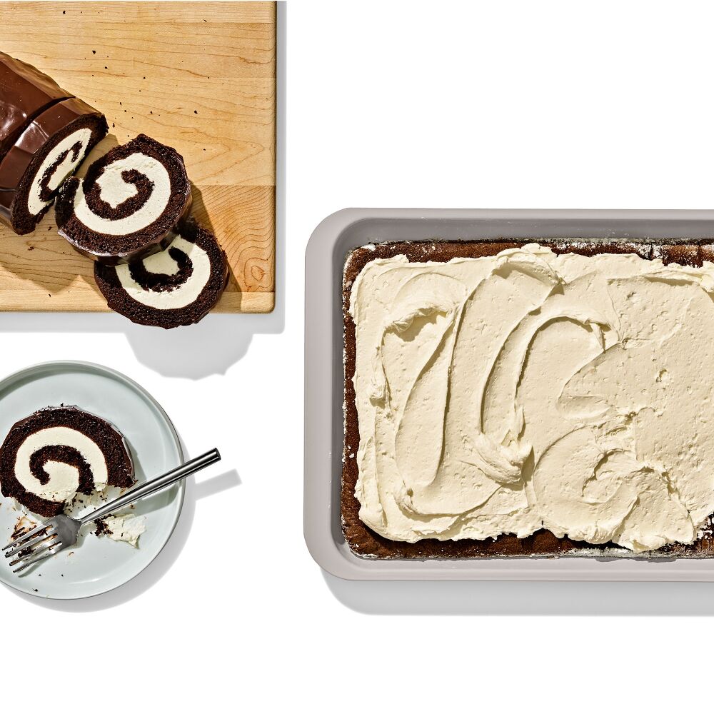 Non-Stick Pro Ceramic Coated Metal Bakeware Jelly Roll Pan V4